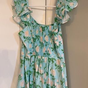 Hill House daphne dress - Blue Roses- size S